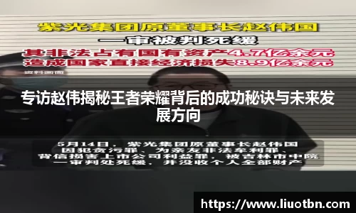 专访赵伟揭秘王者荣耀背后的成功秘诀与未来发展方向
